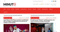 Desktop Screenshot of minutonoticias.com.ar