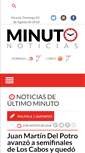 Mobile Screenshot of minutonoticias.com.ar